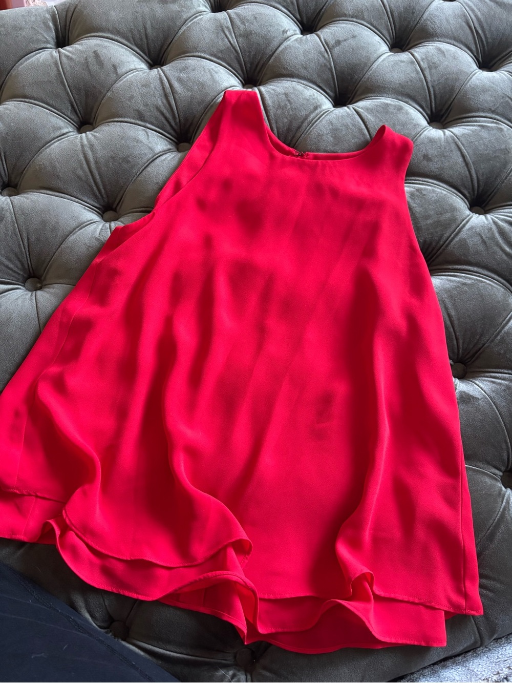Red blouse
